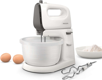 Philips Philips | Mixer | Viva Collection HR3745/00 | Mixer with bowl | 450 W | Number of speeds 5 | Turbo mode | White HR3745/00