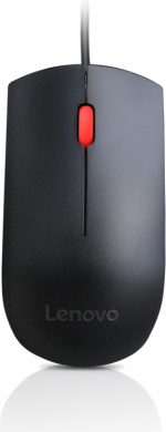 Lenovo Computer mouse Essential, With wire, Black 4Y50R20863 | Elektrika.lv