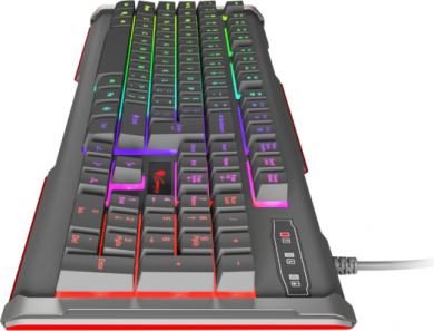 Genesis Rhod 400 RGB ENG Wired gaming keyboard, USB, Black NKG-0993 | Elektrika.lv