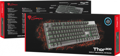 Genesis Thor 300 ENG, Spēļu klaviatūra ar vadu, Melna NKG-0947 | Elektrika.lv