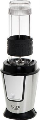 ADLER Adler | Blender | AD 4081 | Tabletop | 800 W | Jar material BPA Free Plastic | Jar capacity 0.4 + 0.57 L | Ice crushing | Black/Stainless steel AD 4081