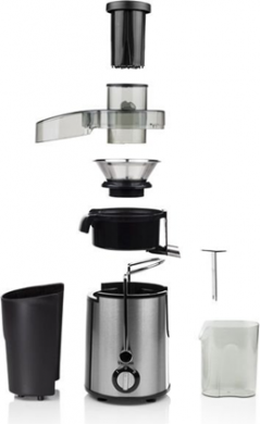 Tristar Juicer | Tristar | SC-2284 | Type Centrifugal juicer | Black/Stainless steel | 400 W | Number of speeds 2 SC-2284