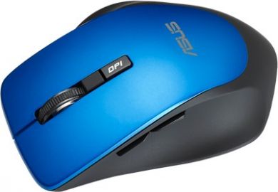 Asus WT425 Wireless computer mouse, AA, USB, Blue 90XB0280-BMU040 | Elektrika.lv