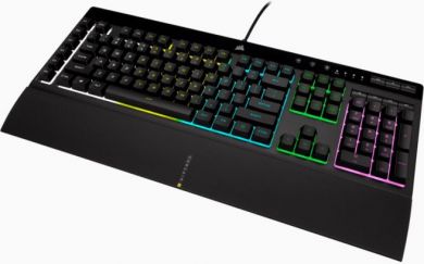 Corsair K55 RGB PRO ENG, Spēļu klaviatūra ar vadu, USB 2.0 Type-A, Melna CH-9226765-NA | Elektrika.lv