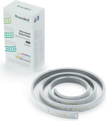 Nanoleaf Gaismas lente Essentials Light Strips Expansion, 1 m, Daudzkrāsaina, 1600 lm, 2700-6500K NL55-0001LS-1M | Elektrika.lv