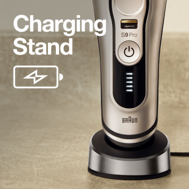 Braun Braun | Shaver | 9417s | Operating time (max) 60 min | Wet & Dry | Silver 9417S