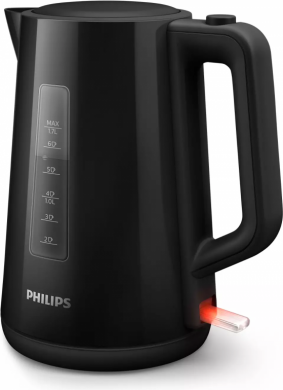 Philips Electric Kettle HD9318/20, 2200 W, 1.7 L, Plastic, Black HD9318/20 | Elektrika.lv
