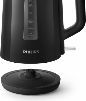 Philips Elektro tējkanna HD9318/20, 2200 W, 1.7 L, Plastmasa, Melns HD9318/20 | Elektrika.lv