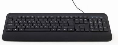 Gembird Slim "Rainbow" ENG Игровая клавиатура с проводом, USB, Черная KB-UML-03 | Elektrika.lv
