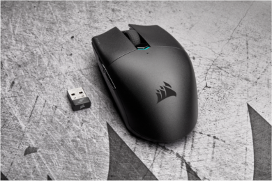 Corsair KATAR PRO Wireless Gaming Mouse, Bluetooth/USB, AA, Black CH-931C011-EU | Elektrika.lv
