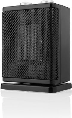 Eta Ceramic heater, with fan Fogos, 1500 W, 2 levels, black ETA262390000 | Elektrika.lv