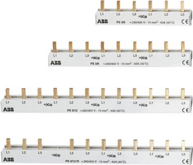 ABB Ķemmes kopne noslēgtā PS 3, 12 mod., 63A 2CDL230001R1012 | Elektrika.lv