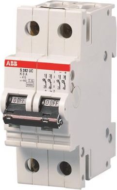 ABB S202M-K16UC Miniature Circuit Breaker 10kA 16A 2P 2CDS272061R0467 | Elektrika.lv