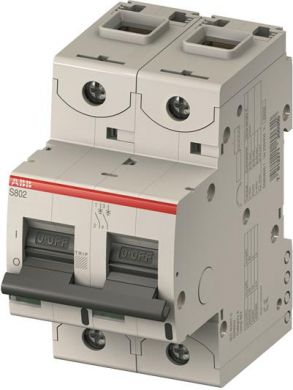 ABB S802C-C63 Автоматический выключатель 2P C 63A 25kA 2CCS882001R0634 | Elektrika.lv