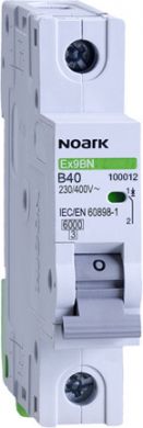NOARK Ex9BN 1P B40 Aвтоматический выключатель 6kA B 40A 100012 | Elektrika.lv