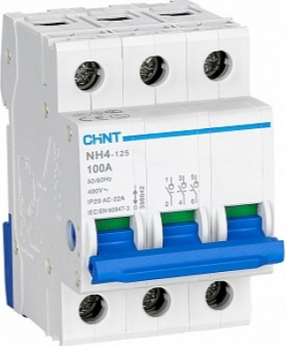 Chint Выключатель нагрузки NH4 125 3P 100A DB C398042 | Elektrika.lv