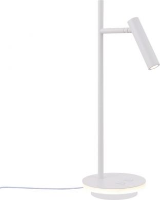 MAYTONI Galda lampa Estudo LED Balta Z010TL-L8W3K | Elektrika.lv