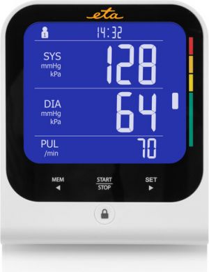 Eta ETA | Smart Blood pressure monitor | ETA429790000 | Memory function | Number of users 2 user(s) | Auto power off ETA429790000