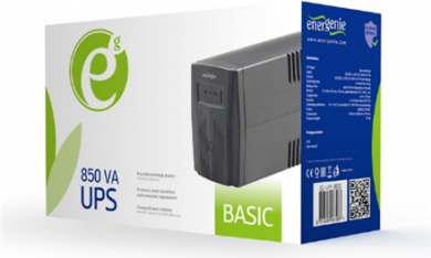 EnerGenie EnerGenie | EG-UPS-B850 "Basic 850" UPS, Shuko output sockets | 850 VA | 220V&plusmn;25% V | AC 220V&plusmn;10% V EG-UPS-B850