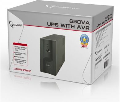 Gembird EnerGenie | UPS UPS-PC-652A with AVR | 650 VA | 220 V | 220 V UPS-PC-652A