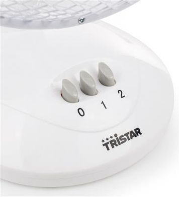 Tristar  VE-5923 Table fan, 2 speeds, 30 W, Diameter 23 cm, White VE-5923 | Elektrika.lv