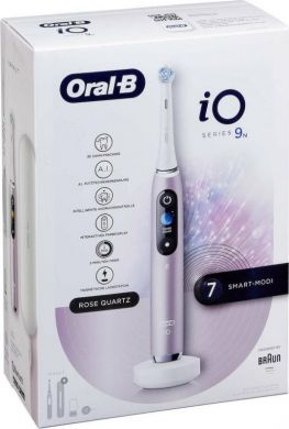 Oral-B Oral-B Electric Toothbrush | iO9 Series 9 | Rechargeable | For adults | Number of brush heads included 1 | Number of teeth brushing modes 7 | Rose Quartz IO9 ROSE QUARTZ