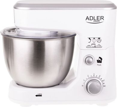 ADLER Adler | AD 4216 | Bowl capacity 4 L | 1000 W | Number of speeds 6 | Shaft material | White AD 4216