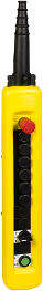 Schneider Electric Harmony XAC, Piekarināma vadības pults, dzeltens, 12 pogu vietas, Ø 22 mm PBXA12YY  | Elektrika.lv