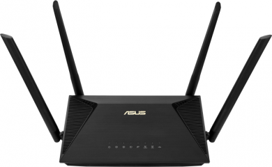 Asus Wireless AX1800 Dual Band Gigabit Router, UK | RT-AX53U | 1201+600 Mbit/s | Mbit/s | Ethernet LAN (RJ-45) ports 4 | Mesh Support No | MU-MiMO Yes | No mobile broadband | Antenna type  External antenna x 4 | 36 month(s) 90IG06P0-M03500