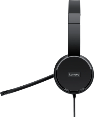 Lenovo Lenovo 100 USB Stereo Headset Microphone, USB 2.0 Type A 4XD0X88524 | Elektrika.lv