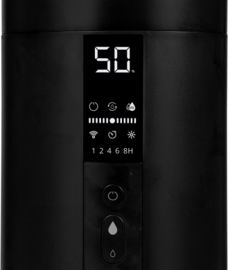 Duux Duux Beam Smart Ultrasonic Humidifier, Gen2 27 W, Water tank capacity 5 L, Suitable for rooms up to 40 m², Ultrasonic, Humidification capacity 350 ml/hr, Black DXHU10 | Elektrika.lv
