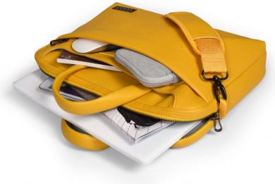 PORT DESIGNS PORT DESIGNS | Fits up to size 13/14 " | Zurich | Toploading | Yellow | Shoulder strap 110310