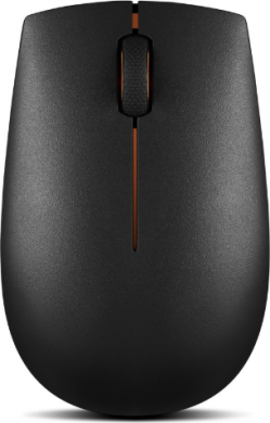 Lenovo Compact 300, Wireless computer mouse, Nano USB, AA, Black GX30K79401 | Elektrika.lv