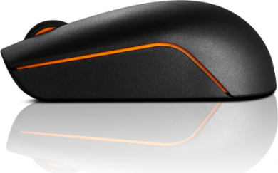 Lenovo Compact 300, Wireless computer mouse, Nano USB, AA, Black GX30K79401 | Elektrika.lv