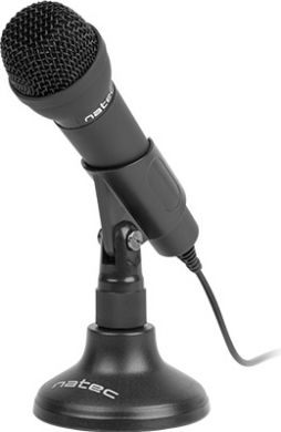 Natec Natec Microphone, Adder, Black NMI-0776 | Elektrika.lv