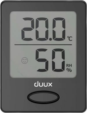 Duux Sense Hygrometer + Thermometer, Black, LCD display DXHM02 | Elektrika.lv