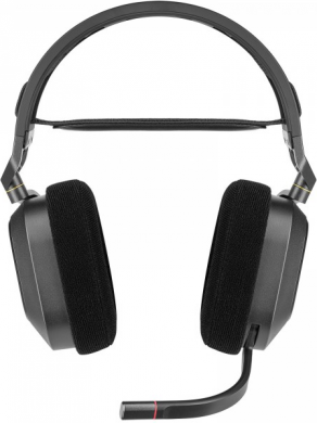 Corsair Bezvadu austiņas HS80 RGB WIRELESS, Iebūvēts mikrofons, Melnas CA-9011235-EU | Elektrika.lv