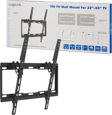 Logilink Logilink BP0012 TV Wall mount, 32&ndash;55", tilt -14&deg;, 25 mm BP0012 | Elektrika.lv