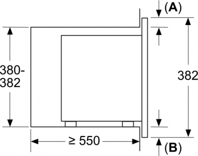 BOSCH Bosch | Microwave Oven | BFL623MS3 | Built-in | 20 L | 800 W | Stainless steel BFL623MS3