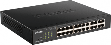 D-Link 12 PoE portu, 24 Ethernet LAN (RJ-45) portu Tīkla komutators (switch) DGS-1100-24PV2 | Elektrika.lv