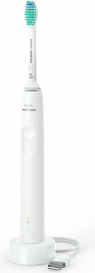 Philips Philips | Sonic Electric Toothbrush | Sonicare 3100 series HX3675/13 | Rechargeable | For adults | Number of brush heads included 2 | Number of teeth brushing modes 1 | Sonic technology | White HX3675/13