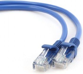 Cablexpert Patch kabelis Cat5E, U/UTP, PP12-0.5M/B 0.5 m, Zils PP12-0.5M/B | Elektrika.lv