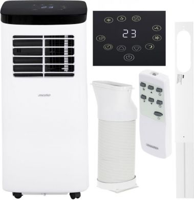 MESKO Air conditioner MS 7928, 2 speeds, Fan function, 7000 BTU/h, 20m², White/Black MS 7928 | Elektrika.lv