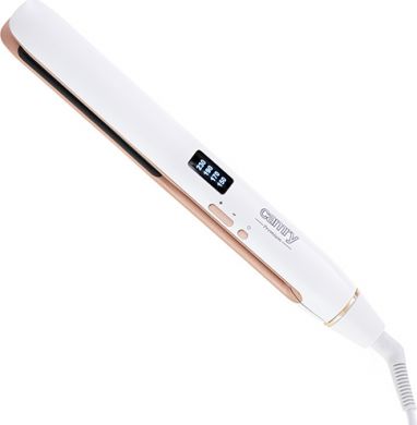 Camry Camry | Professional Hair Straightener | CR 2322 | Warranty 24 month(s) | Ceramic heating system | Temperature (min) 150 °C | Temperature (max) 230 °C | 50 W | White CR 2322