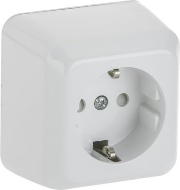 Schneider Electric Single socket-outlet, white Exxact WDE002944 | Elektrika.lv