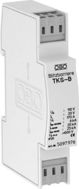 Obo Bettermann Разрядник для защиты от перенапряжений 2P AC 120V, DC 170V 5097976 | Elektrika.lv