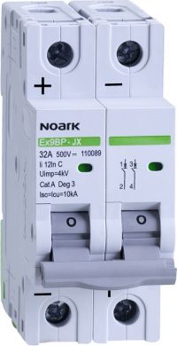 NOARK Ex9BP-JX(+) Miniature Circuit Breaker 2P C16 110086 | Elektrika.lv