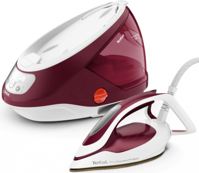 Tefal TEFAL | Ironing System Pro Express Protect | GV9220E0 | 2600 W | 1.8 L | Auto power off | Vertical steam function | Calc-clean function | Red GV9220E0
