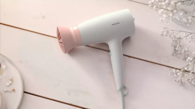 Philips Philips Hair Dryer BHD300/00 3000 Series 1600 W, White/Pink BHD300/00 | Elektrika.lv