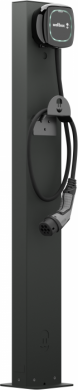 Wallbox Stand Pedestal Eiffel Basic Dual for Pulsar family, 1400mm, Black PED-EIFBS-DUAL | Elektrika.lv